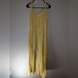 Torrid Light Yellow Maxi Dress